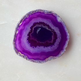 Rock Edge Natural Stone Device Grip (Color: Purple Agate)